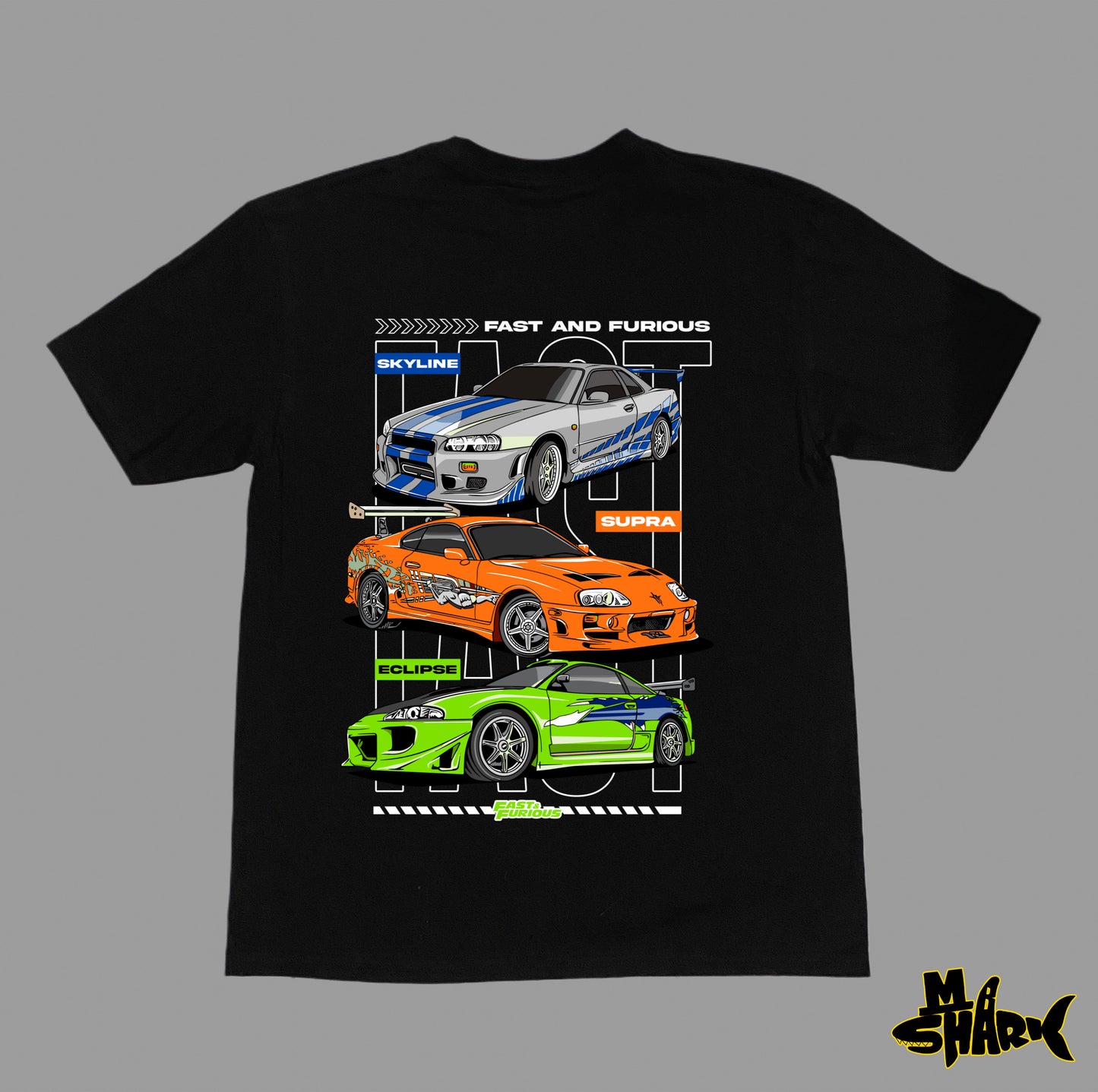 Playera Rapidos y Furiosos